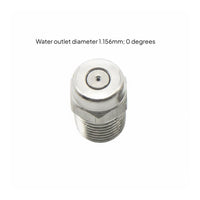 Rust-Resistant 1/4 Inch Male Thread Nozzle Long-Lasting High-Pressure Fan Nozzle Easy to Install for Professionals, Dust Suppression
