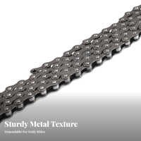 Single Speed Cycle Chain Includes Primary Link Single Speed Bike Chain Drivetrain Parts Pre-Lubricated for Town Cyclist S