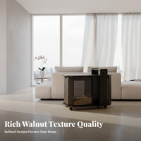 Light Luxury Aesthetic Movable nimbusShaped Side Table Modern design Household Furnishing for Interior Design aficionados, Apartment Dwellers, Homeowners, Living Room, Bedroom, Study, Balcony