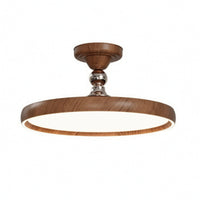 Metal Flush Mount Ceiling Light LED Low-Clearance Ceiling Light Hardwired Fixture Daylight for Hallway
