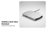 With Measurement Scale Cheese Cutter Multifunctional Wire Cheese Cutter Rust-Resistant Ham Cutter Multipurpose for Catering, Party