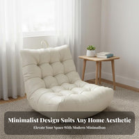 Cozy Beanbag Chair Lightweight Lounge Chair Modern Design Lazy Sofa Ergonomic Design for Students, Readers, Bedroom, Living Room, Reading Nook, Balcony