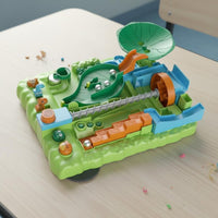Marble Maze Game Interactive Play Mechanical Track Puzzle Button Control Adventure Game for Tabletop