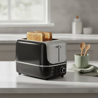 2-Slice Toaster Easy-Clean Two-Slot Toaster Kitchen Appliance Removable Modern for Dorm Rooms