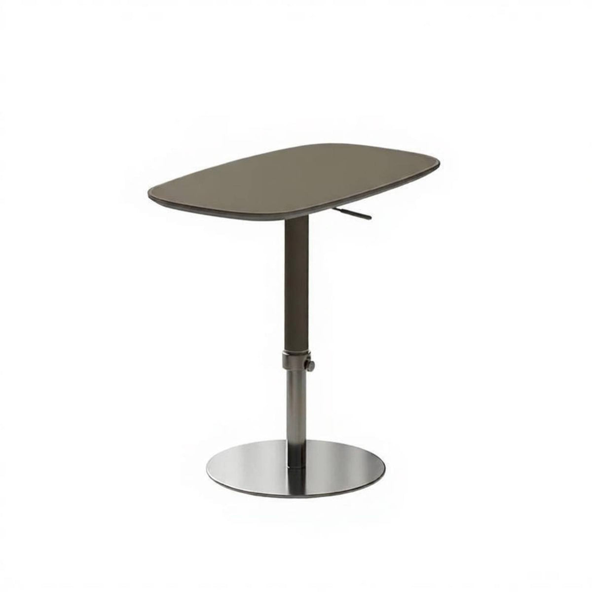 Italian Design Rotating raiseTop circular table Height-Adjustable Nightstand Multi-Functional Indoor Furniture Space-Saving for Apartment Dwellers, Residents, Adults, Living Room, Small areas, Home Office, Reception Area