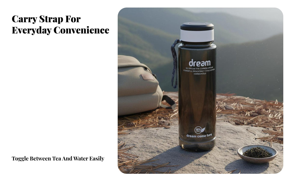 Sports Bottle Measurement Markings Large Capacity Water Bottle Leakproof Large Capacity Water Jug for Athletes, Hikers, Travel, Hiking, School