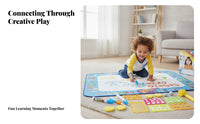 Easy to Clean with Pens and Stencils Kids Art Toy Water Doodle Mat Reusable Safe Materials Learning Drawing Mat for Children