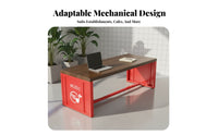 Industrial Booth Dining Set Upholstered Comfort Table with Matching Seats Durable Construction Commercial Furniture for Cafe Proprietors, Bars, Diners