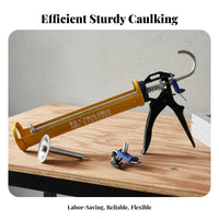 Caulking Labor-Saving Silicone Sturdy Duty Long-Lasting Construction for DIY Hobbyists, Home Repair, Window Installation