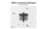 Multi-Functional Crankshaft Pulley Puller Multifunction Harmonic Vibration Damper Puller Adjustable Steering Wheel Removal Tool Long-Lasting for Auto Technicians, DIY Enthusiasts, Car Owners, Engine Repair, Vehicle Maintenance, Workshop, Garage