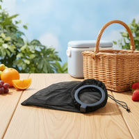 Collapsible Hanging Mesh Bag Breathable Mesh Accessory Bag Easy Access Small Storage Pouch Long-Lasting for Tailgating