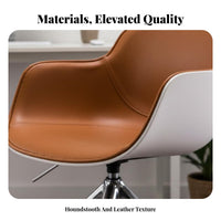 Adjustable Height rotating Mesh Chair Minimalist Design Office Furniture Support Thick Padded Seat for Home Users, Remote Workers, Students, Study Room, Bedroom, Reception Area