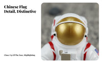 1:64 Miniature Astronaut Figure Collectible 1:64 Miniature Astronaut Figurine Taikonaut Model High Intricacy Miniature Astronaut