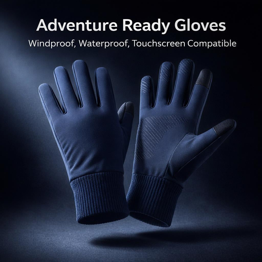 Winter Gloves Men Women Touch Screen, Thermal Warm Gloves for Cold Weather, Running Biking Outdoor Sports, Windproof Waterproof Anti-Slip Gloves
