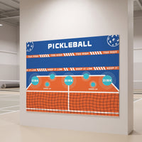 Pickleball Wall Sticker Indoor Pickleball Practice Target Wall Decal Targets Large Mat Long-Lasting for Beginners, Home, Garage