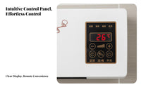 Wall Mounted Heater Fan Warm & Cool Double Use Electric Heater and Chiller Fan Home Appliance Adjustable Thermostat Timer