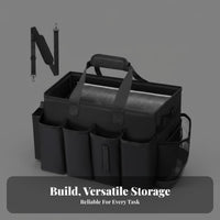 Large Capacity Portable Gardening Tool Bag Multiple Exterior Pockets Housekeeping Tool Bag Heavy Duty for Housekeepers, Gardeners