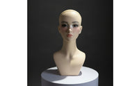Hairpiece Display Stand Mannequin Head Elegant Mannequin Head Bust Stable for Cosplayers