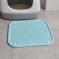 Cat Litter Mat with Spill-Proof and Tracking Control Features