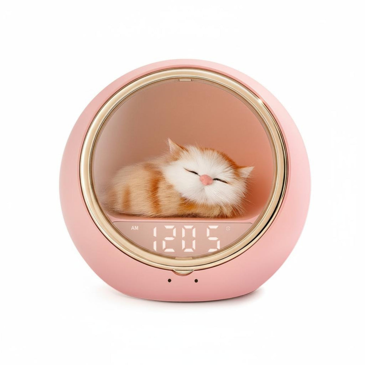 Feline Speaker Compact Audio Device Golden Band