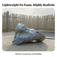 Aesthetic Design Simulation Qinglong Stone Easy Installation PU Foam Landscaping Stone Versatile Decoration PU Foam Fake Rock Long-Lasting for Interior Designers, Event Planners, Gardens, Courtyards, Parks, Poolside