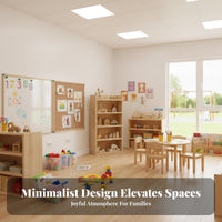 Childchild-safe Multi-Tier children's Organizer Stable frame kids' Furniture Large Capacity shelving unit Space-Saving for Toddlers, Kindergarten educators, Parents, Playroom, Nursery, Living Room, Bedroom