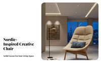 Statement Piece floralShaped Armchair Signature aesthetic Accent Chair Modern Aesthetic Indoor Seating Sculptural Form for Interior Designers, Business Owners, Hotel Lobby, Lounge Area, Living Room, Office