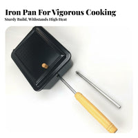 DIY Homemade Outdoor Fire Popcorn Pot Nonstick Finish Campfire Popcorn Easy to Clean Outdoor Cookware Quick Popping for Campers, Families, Backyard, Grilling