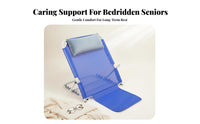 Foldable Bed Lounger Includes Armrests Adjustable Backrest Breathable Mesh