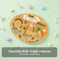 Easter Hare Treat Tray Rustic Design Wooden Hare Treat Board Hare Shaped Serving Tray Festive Design Wooden Easter Platter