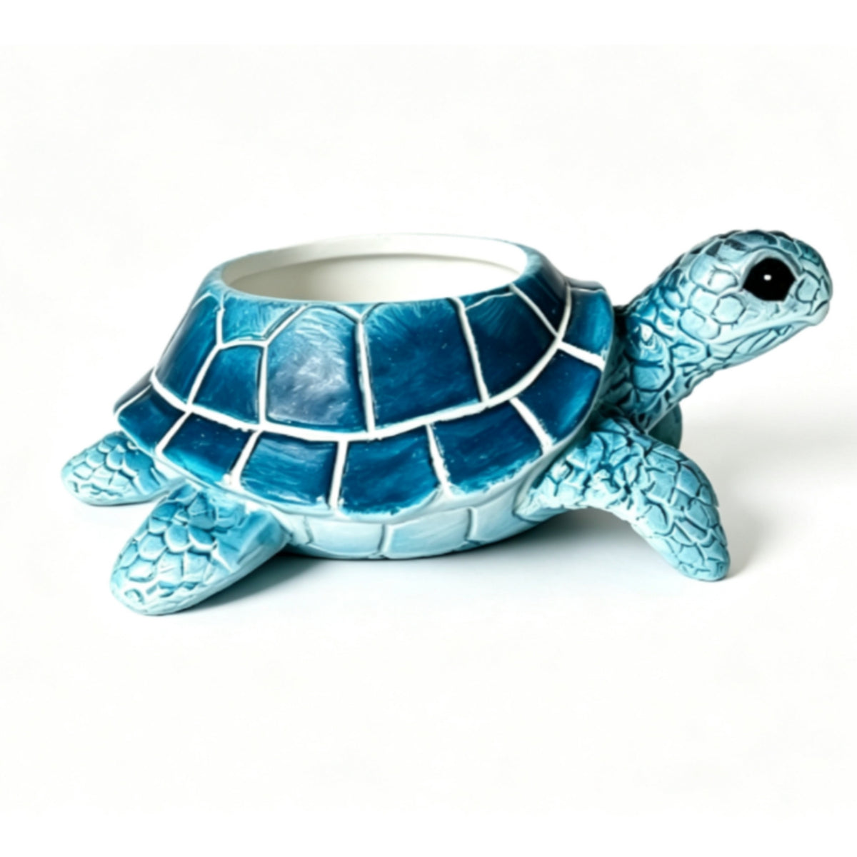 Turtle Planter Resin Turtle-Shaped Planter Outdoor Ornament for Garden, Patio