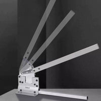 Hand-Operated Keel Cutter Lever-Assisted Drywall Profile Cutter All-Metal Manual Cutting Tool with Base Plate Heavy-Duty for Carpenters, Ceiling Framing
