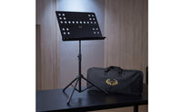 Folding Music Stand Foldable Music Stand with Carrying Bag Adjustable for Instrumentalists, Students, Home Rehearsal Rehearsal, Stage