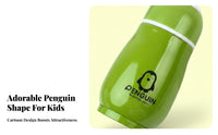 Double Walled Stainless Steel Penguin Vacuum Bottle Keeps Hot & Cold Penguin Vacuum Bottle Long-Lasting Insulation for Adults, School