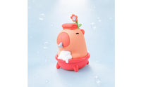 Capybara Soap Dispenser Floral Ornament Animal Soap Dispenser Green Leaves Washroom Item