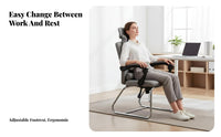 170-Degree Recline Reclining Office Chair with Footrest Ergonomic Design Highspine Reclining Chair with Footrest Adjustable neck restrest Seating Furniture effortless Rolling casters for Students, Gaming