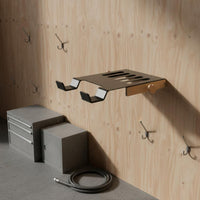 Wall-mounted Cycle Mount Rack Scratch Protection Cycle Wall Hanger Multi Function Bike Shelf Rack for Display