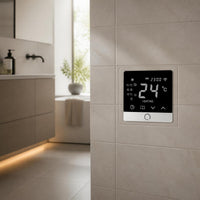 Smart WiFi Gas Boiler Thermostat with Touchscreen for Underfloor Heating, APP & Voice Control