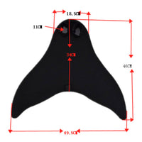 Mermaid Monofin Slip-on Mermaid Tail Fin Monofin with Foot Pockets Dive-Grade Swim Fin with Foot Pockets Streamlined
