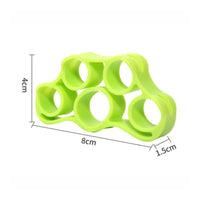 Increases Flexibility Silicone Finger Stretcher High Elasticity Finger Strengthener Long-Lasting Grip Strength Exerciser Portable for Rehab Patients, Athletes, Musicians, Physical Treatment
