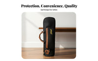 Thickened Padding Trumpet Gig Bag Double Carry Design Trumpet Carrying Bag Adjustable Shoulder Strap for Musicians, Performance, Travel