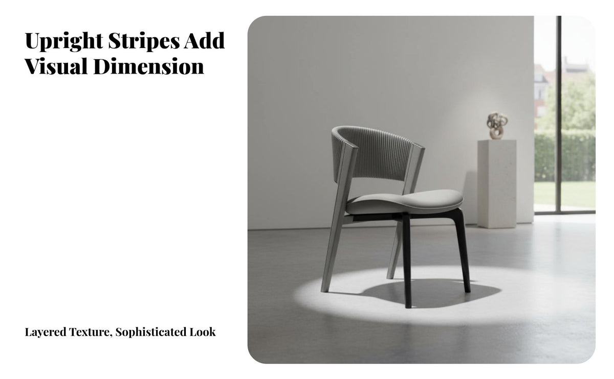 Italian Inspired Design Upholstered High-Back Dining Chair Sturdy Construction Pleated Back Chair Easy to Clean Household Furniture Ergonomic Support for Restaurant Owners, Interior Designers, Hotel Lobby, Reception Area, Kitchen, Living Room