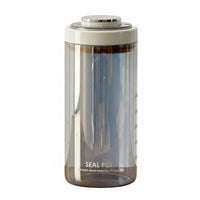 Vacuum Seal Coffee Container Vacuum Date Logger Airtight Food Storage Jar for Pantry
