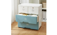 Child-Friendly Design Kids Room Drawer Chest Large Capacity Kids Toy Storage Organizer Easy Assembly Baby Clothes Dresser Formaldehyde-Safe for Toddlers, Babies, Nursery, Playroom, Bedroom