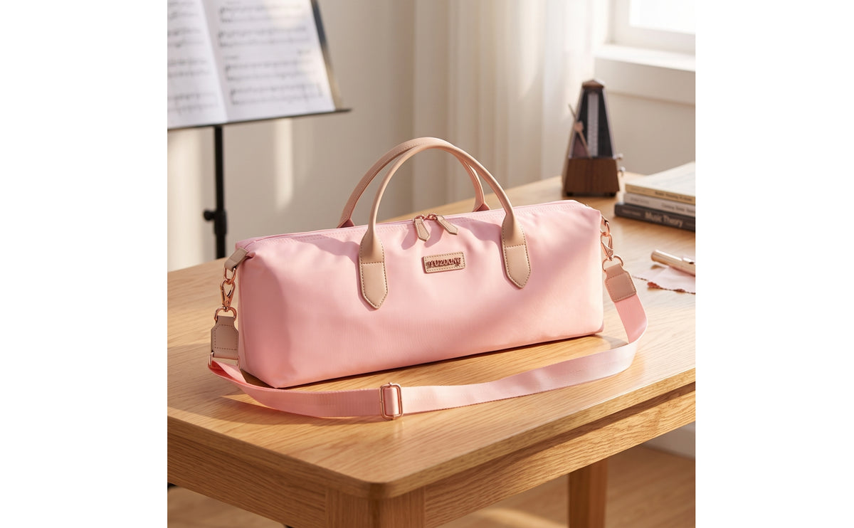 Water-Repellent Flute Case Cover with Shoulder Strap Padded Flute Case Cover Detachable Shielded for Rehearsals