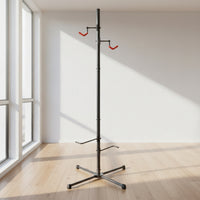 Space-Saving Vertical Bike Stand Adjustable Upright Bike Stand Stable Freestanding Bike Rack Easy to Use for Garage