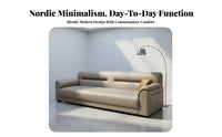claw-withstandant withstandant Straight-Line Chaise Sofa Nordic design Sectional with Chaise Lounge Small Space suitable for Living Room Furniture Minimalist Design for Apartment Dwellers, Pet Owners, Homeowners, Home, Movie evenings, Gaming gatherings