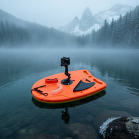 Swimming Follow Floating Board Wave Resistant Action Camera Swimming Mount Quick Release Buoyant Video Filming Base for Vloggers, Outdoor