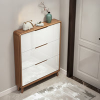 Shoe Organizer Cabinet with 3 Flip Drawers Shoe Organizer Cabinet with Flip Drawers Narrow Furniture for Entryway, Hallway, Apartment