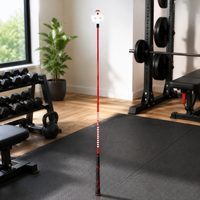 Golf Driving Range Swing Aid, Tempo Training Aid for All Levels, Fiberglass Flexible Shaft for Improved Swing Rhythm, Portable Design